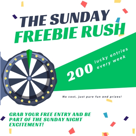 The Sunday Freebie Rush - 6th July
