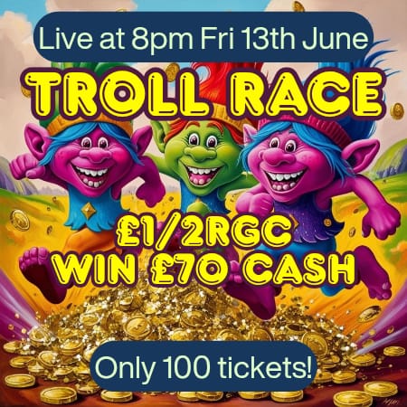 Sat 13th June - Troll Race