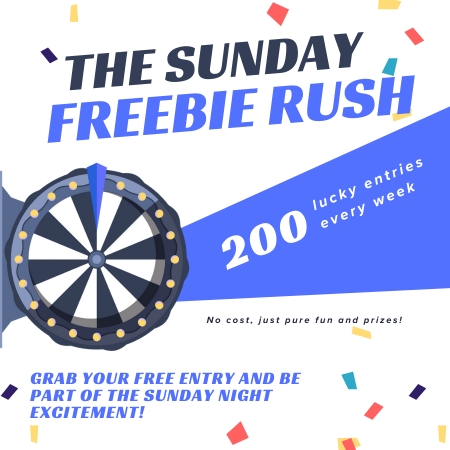 The Sunday Freebie Rush - 13th July